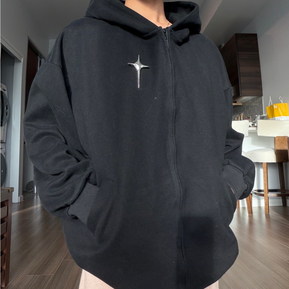 Aelfric Eden Bunny Ears Hooded Zip Up Jacket